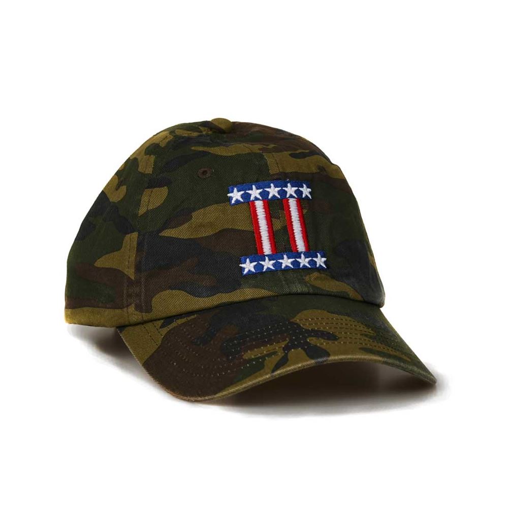 Bear The Sign Logo Camo Cap Front