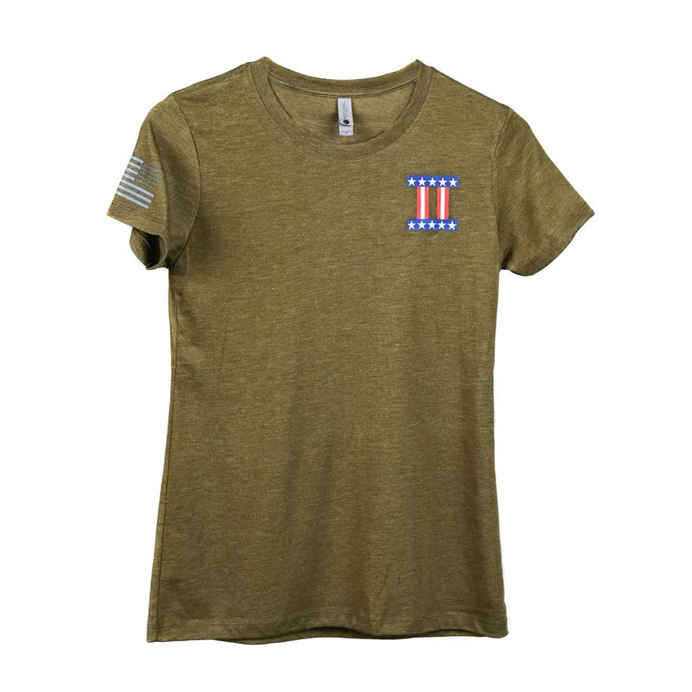 Bear The Sign Logo Women's T-Shirt Olive Green